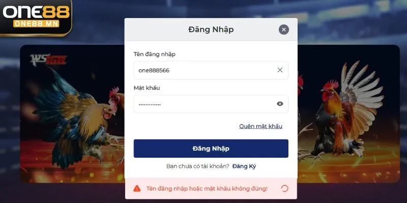 Đăng Nhập ONE88 Hướng dẫn thao tác đăng nhập One88