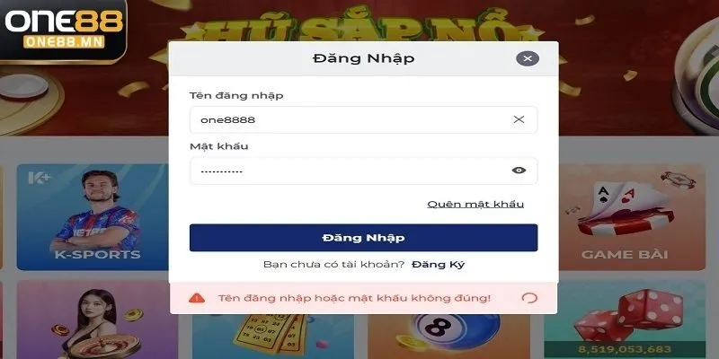 Đăng Nhập ONE88 Đăng nhập One88 bị chặn phải làm sao?